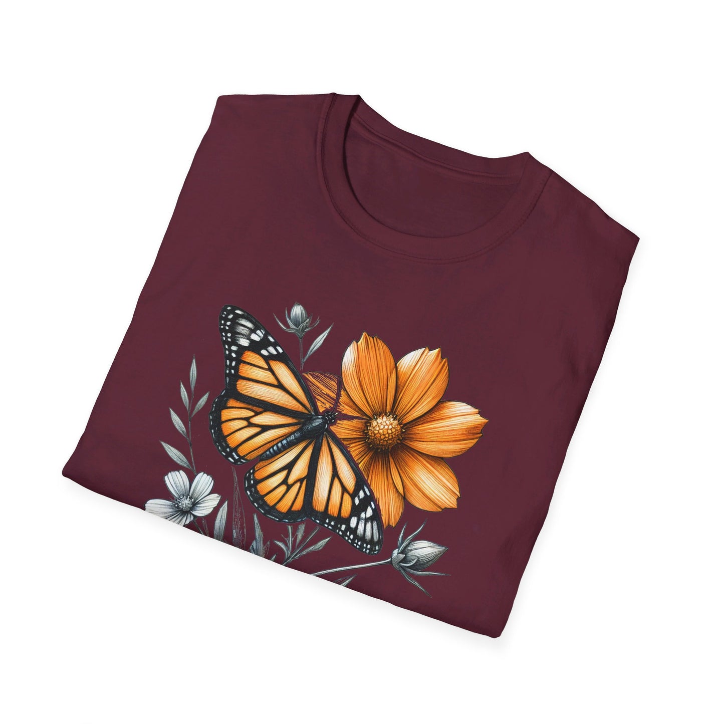 Float Like a Butterfly... - Unisex Softstyle T-Shirt