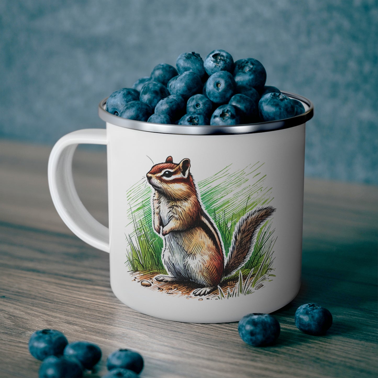 Woodland Chipmunk Camping Mug
