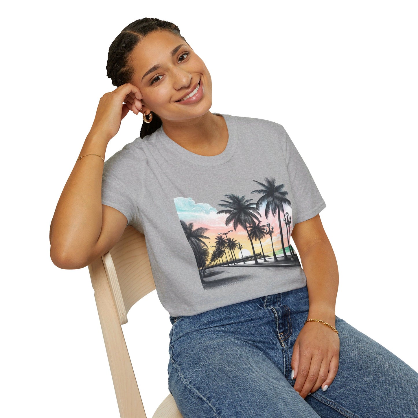Life's a Beach - Unisex Softstyle T-Shirt