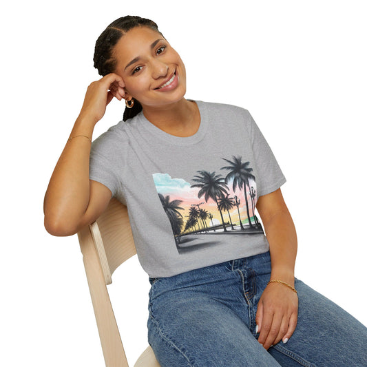 Life's a Beach - Unisex Softstyle T-Shirt