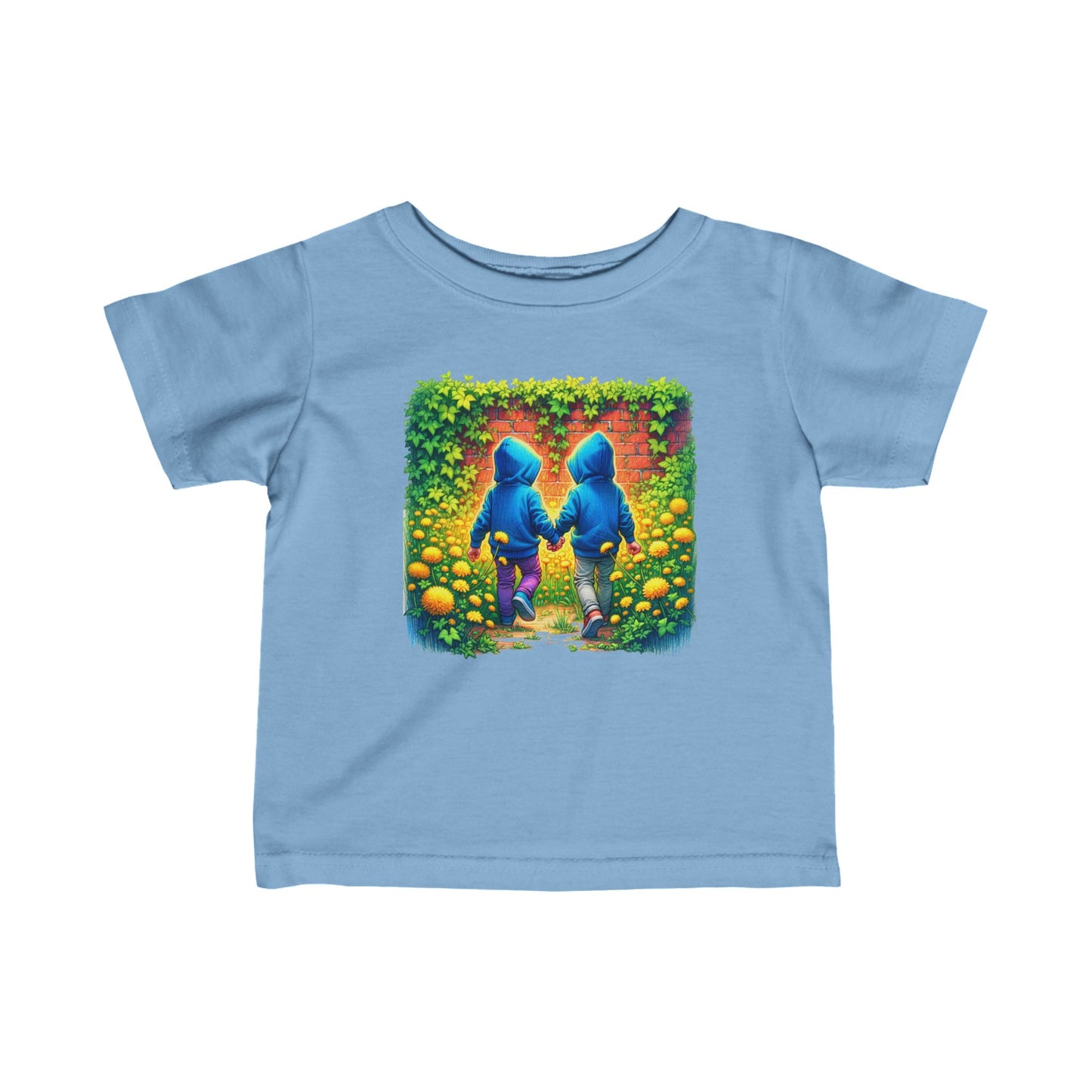 Walking in flowers - Infant Fine Jersey Tee