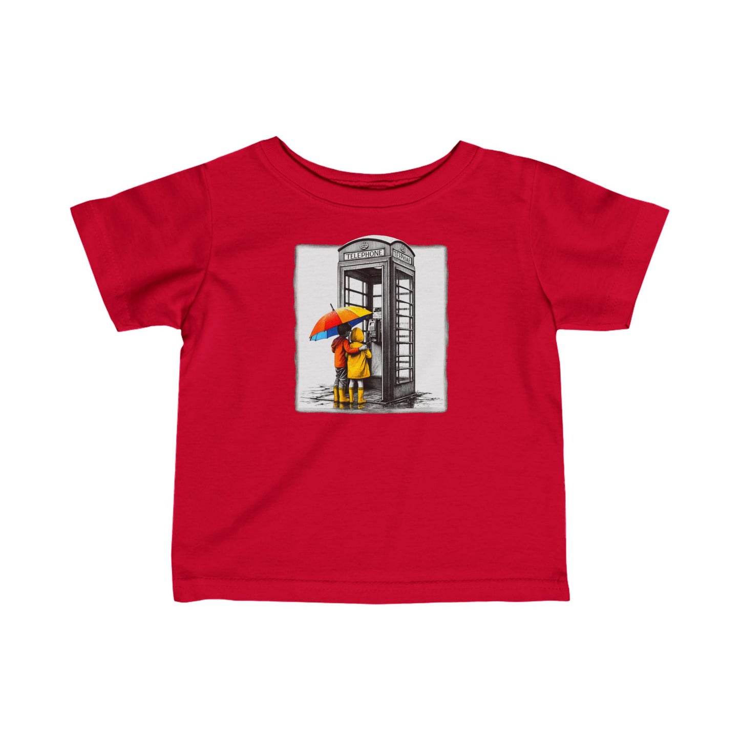 Standing Outside a Phonebooth With Change in my Pocket Infant Fine Jersey Tee