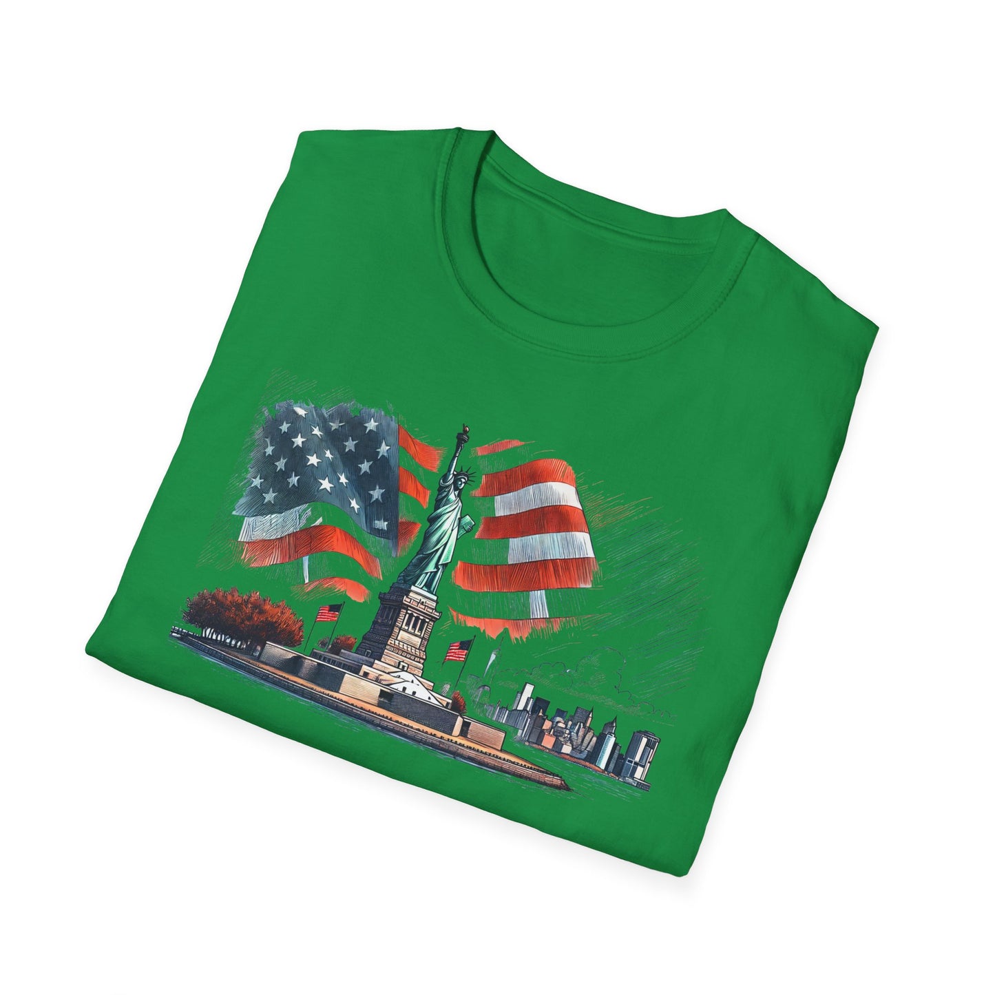 Land of the Free - Unisex Softstyle T-Shirt