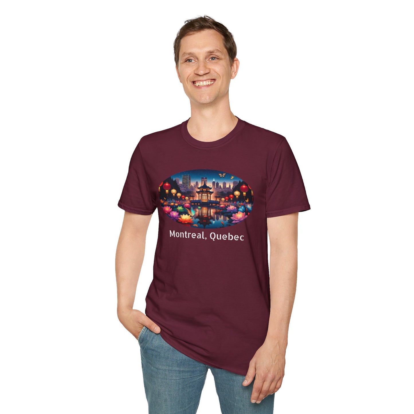 Montreal Lanterns - Unisex Softstyle T-Shirt