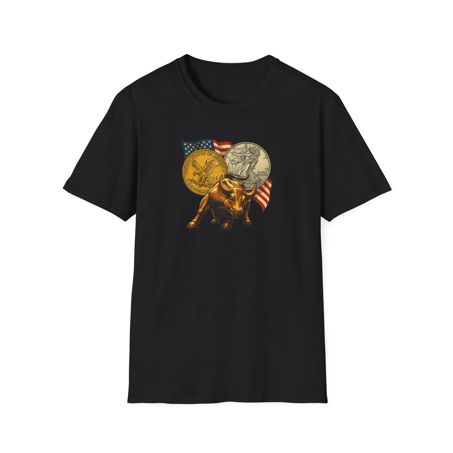 Wall Street's Gold Bull Heritage Tee