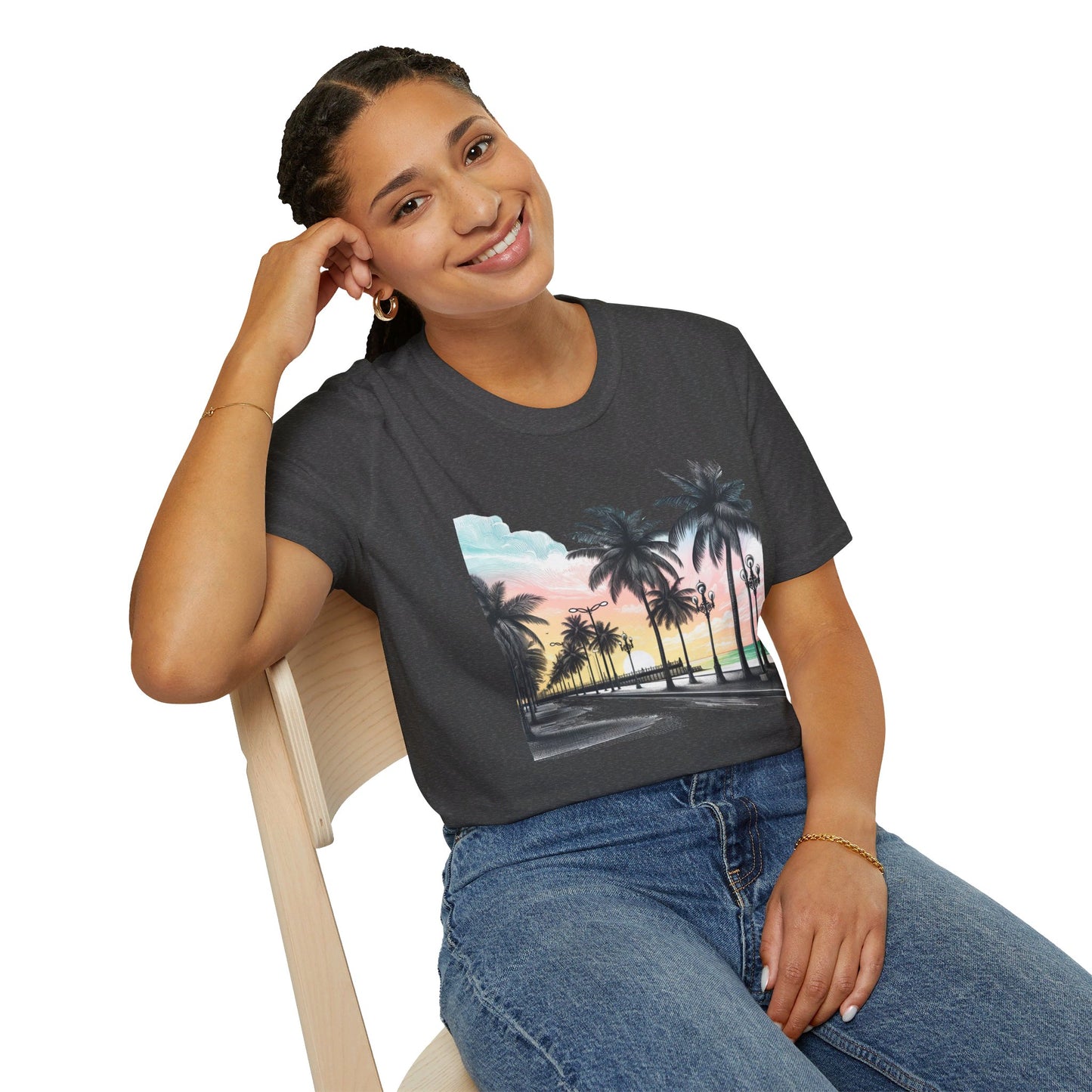 Life's a Beach - Unisex Softstyle T-Shirt