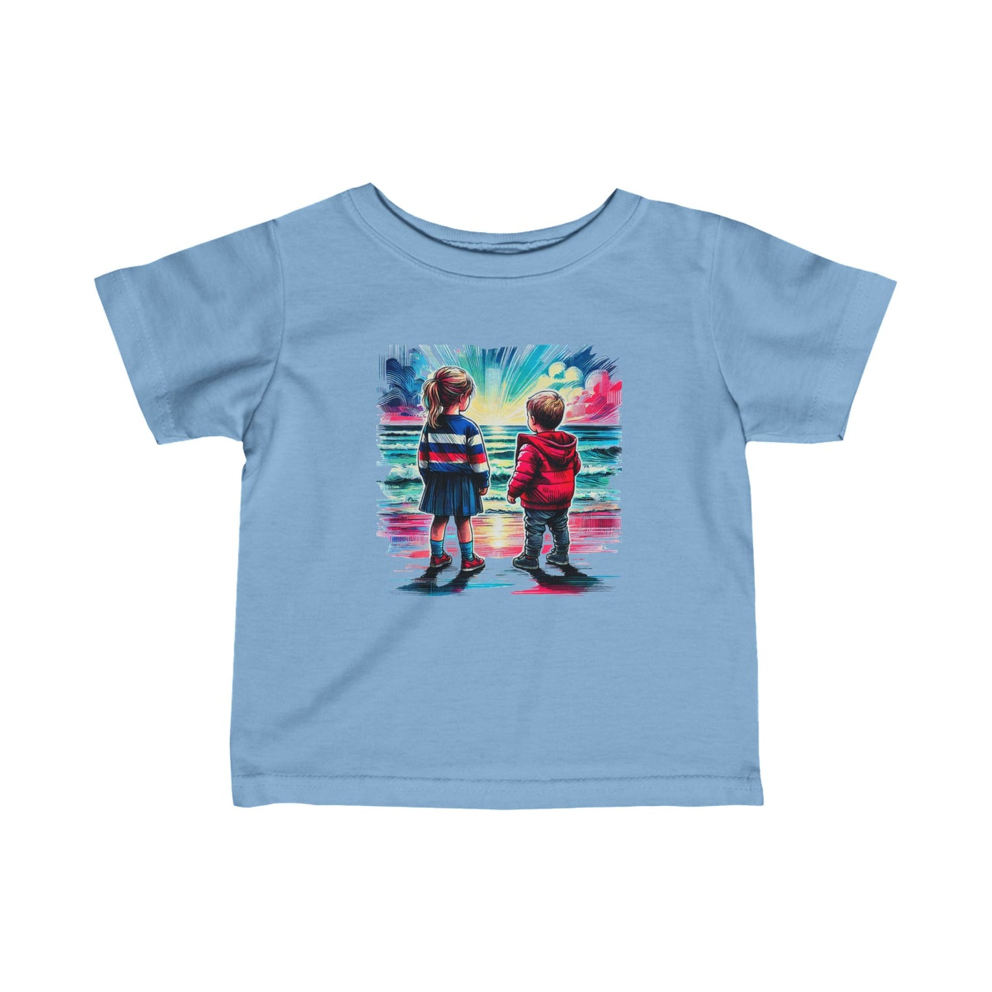 A Day at the Beach - Infant Fine Jersey Tee