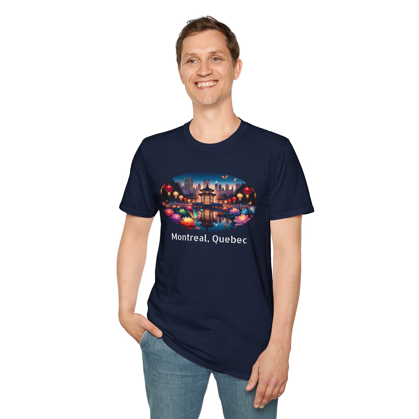 Montreal Lanterns - Unisex Softstyle T-Shirt