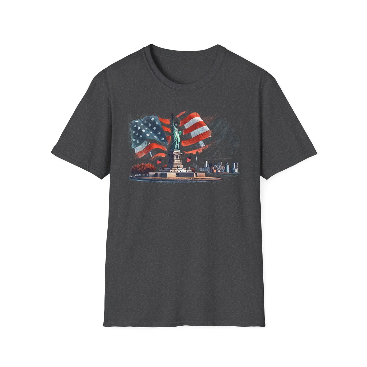 Land of the Free - Unisex Softstyle T-Shirt