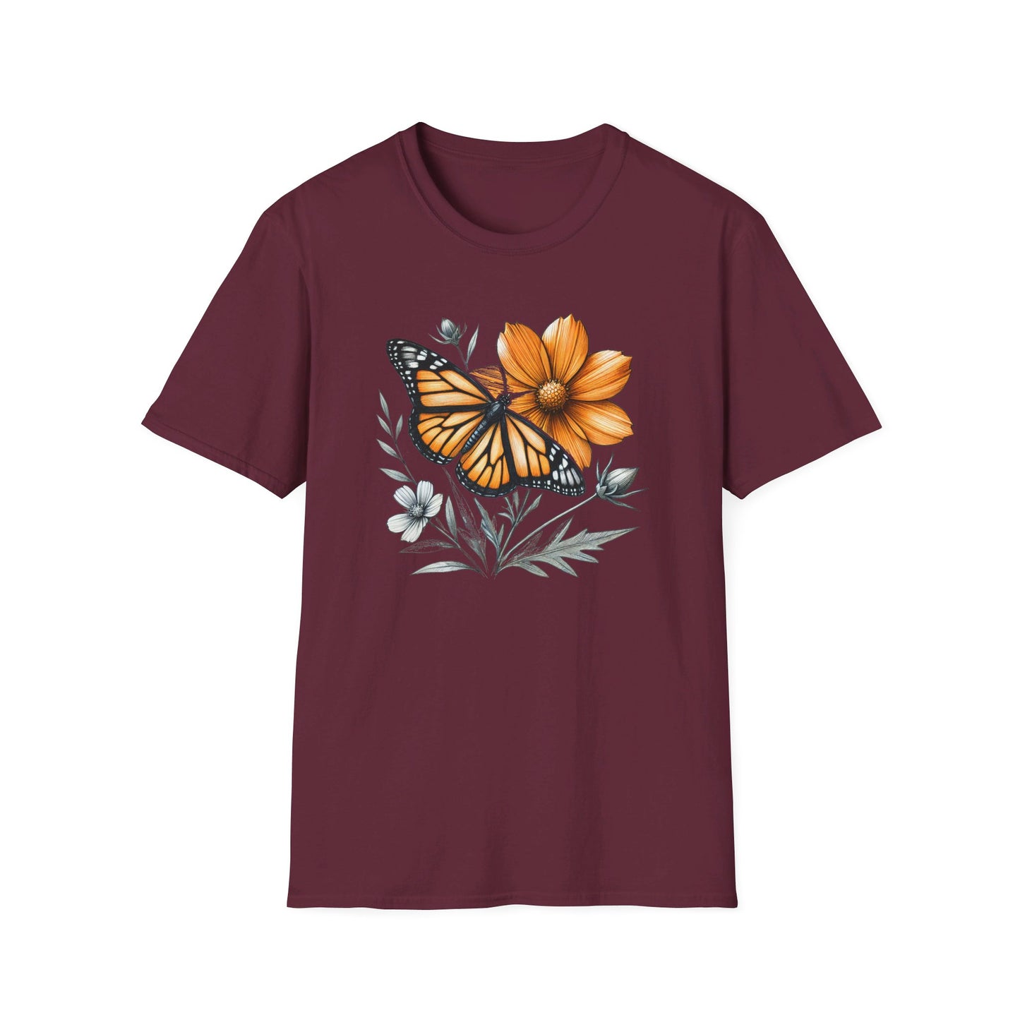 Float Like a Butterfly... - Unisex Softstyle T-Shirt