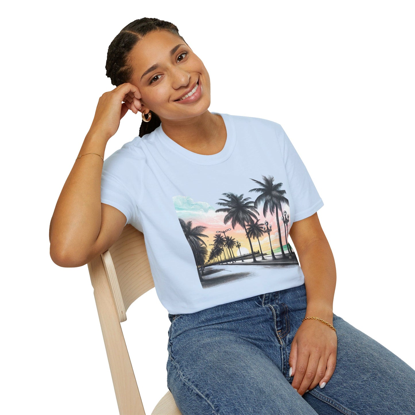 Life's a Beach - Unisex Softstyle T-Shirt