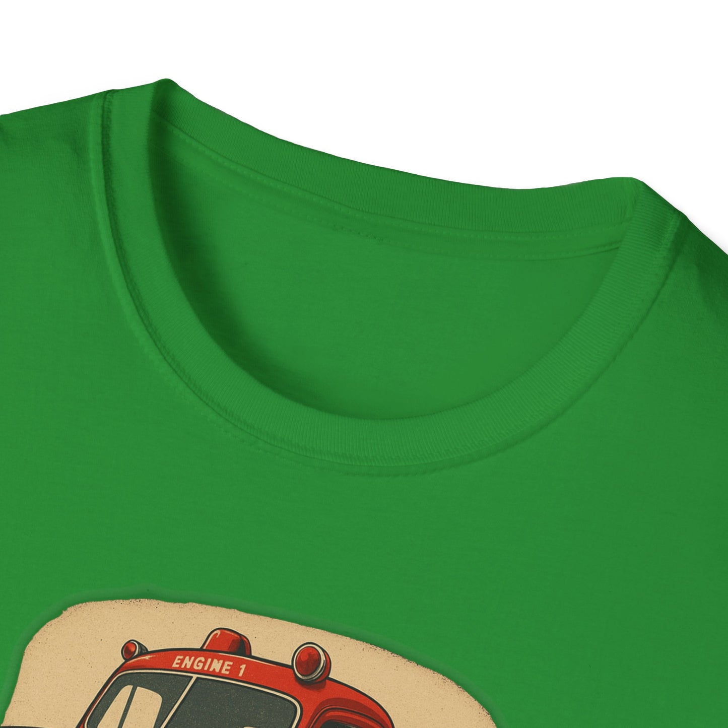 Vintage Fire Truck T-Shirt Perfect for Road Trips, and Everyday Wear