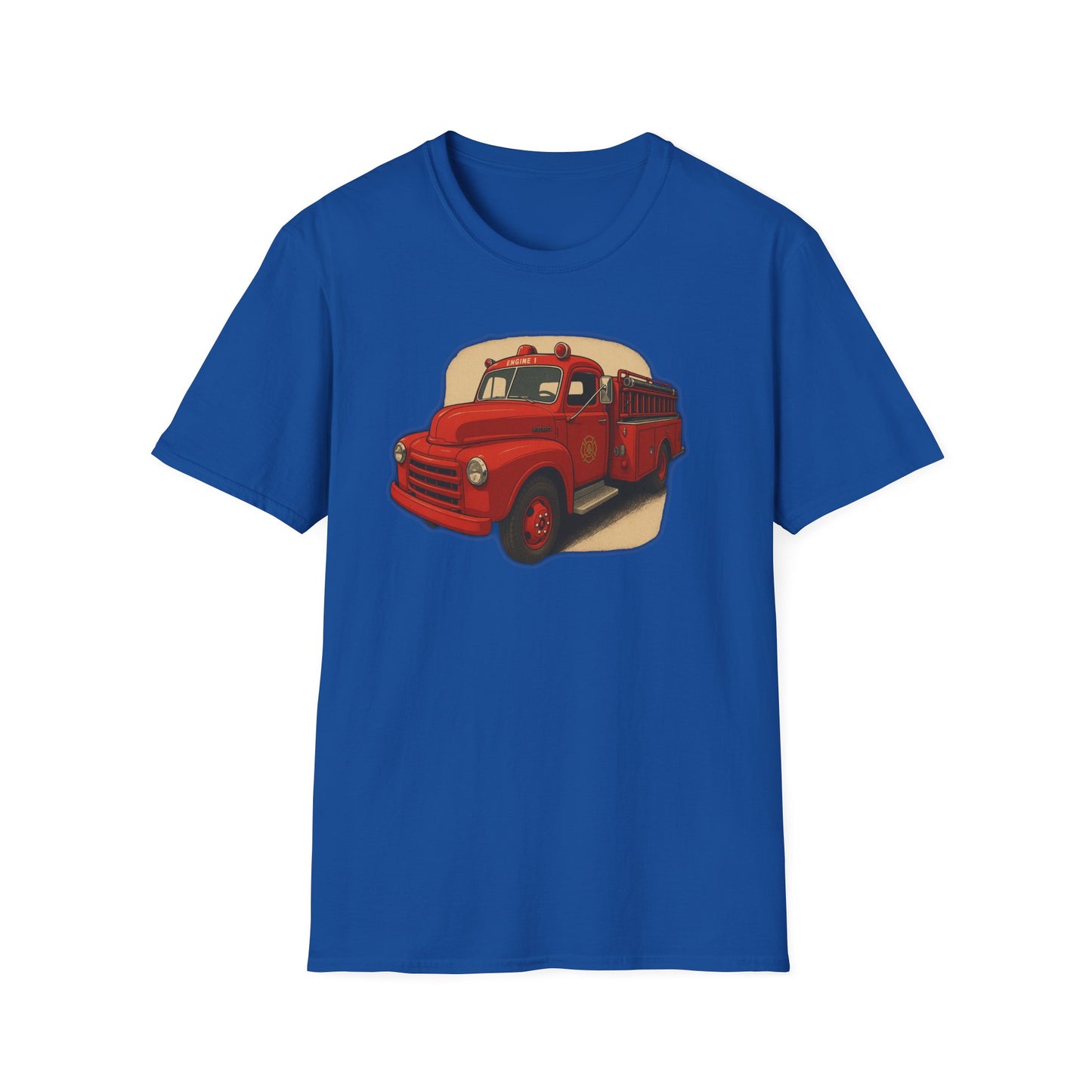 Vintage Fire Truck T-Shirt Perfect for Road Trips, and Everyday Wear