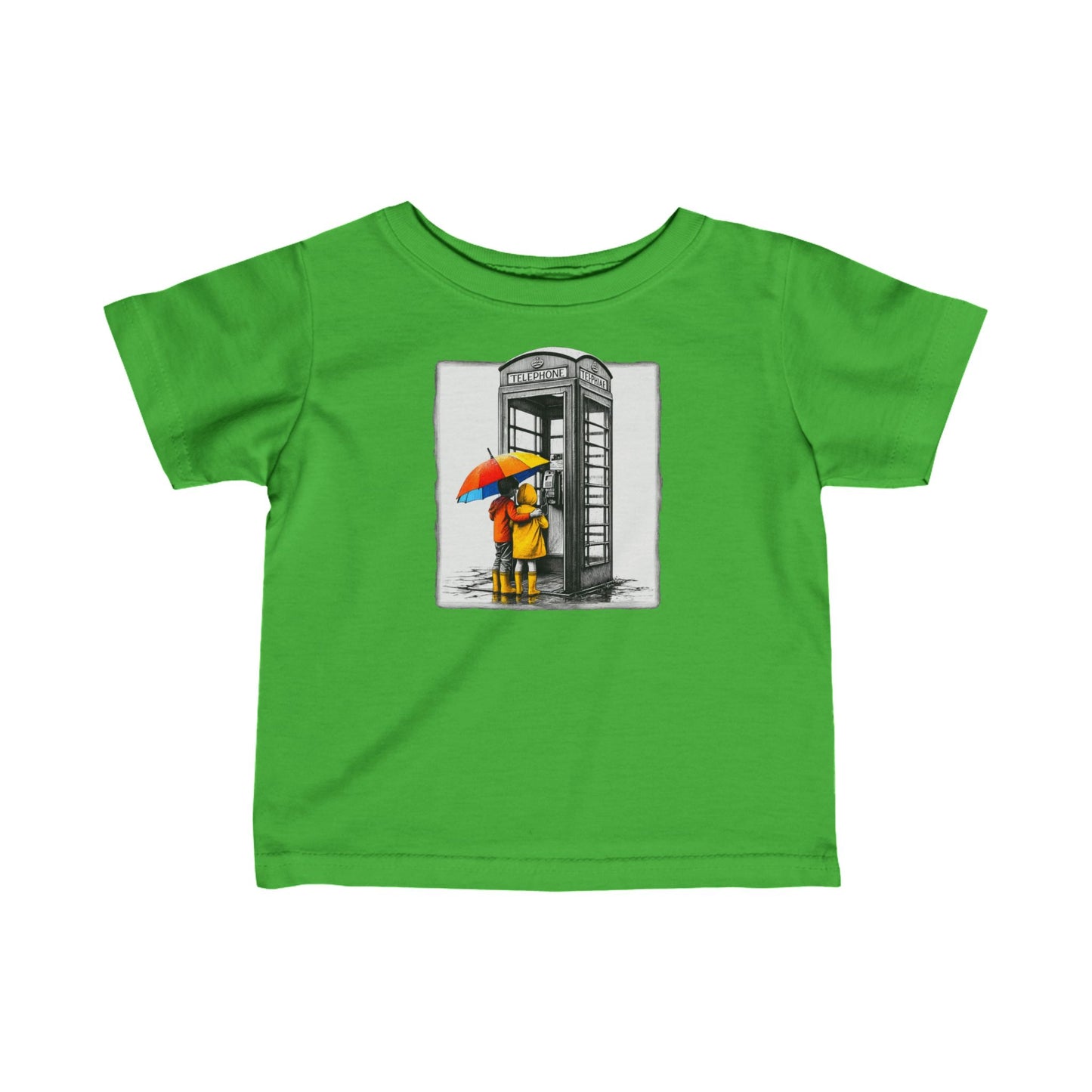 Standing Outside a Phonebooth With Change in my Pocket Infant Fine Jersey Tee