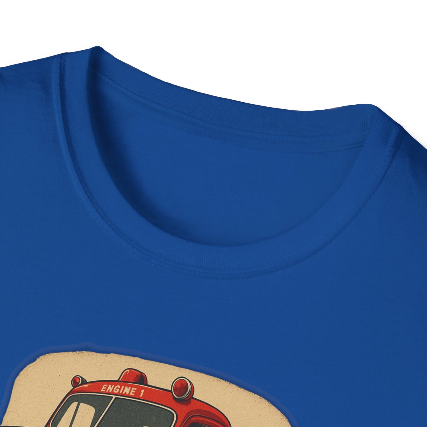 Vintage Fire Truck T-Shirt Perfect for Road Trips, and Everyday Wear
